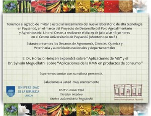 Lanzamiento laboratorio de alta tecnología.